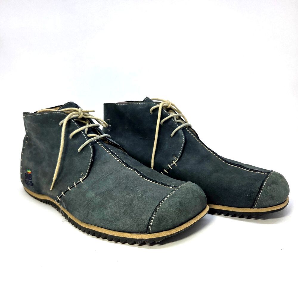 Bob Marley BM2003-16R Mens Gray Suede 3 Eye Chukka Boots Size US 14 D